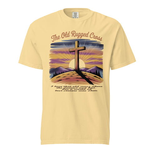 The Old Rugged Cross Christian Bible Verse T-Shirt
